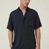 Cotton On Men Cuban Short Sleeve Shirt