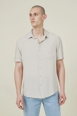 Cotton On Men Cuban Short Sleeve Shirt
