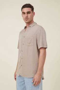 Cotton On Men Cuban Short Sleeve Shirt