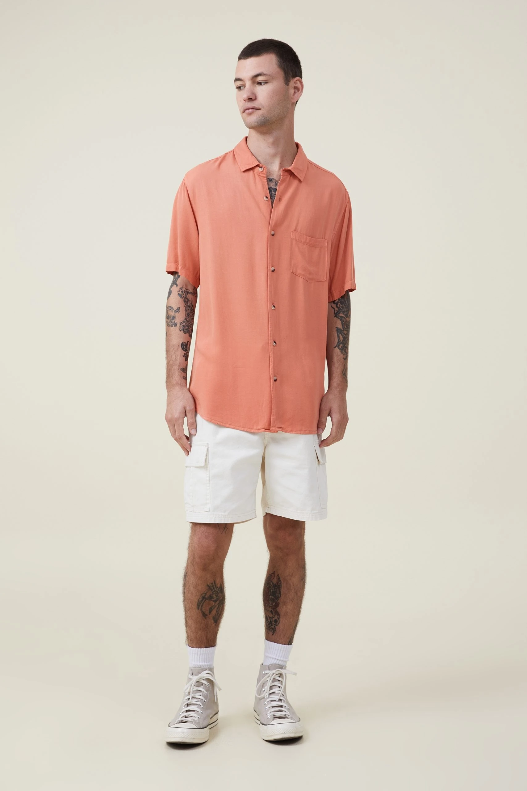 Cotton On Men Cuban Short Sleeve Shirt 2 Cotton On Men Cuban Short Sleeve Shirt - Image 2
