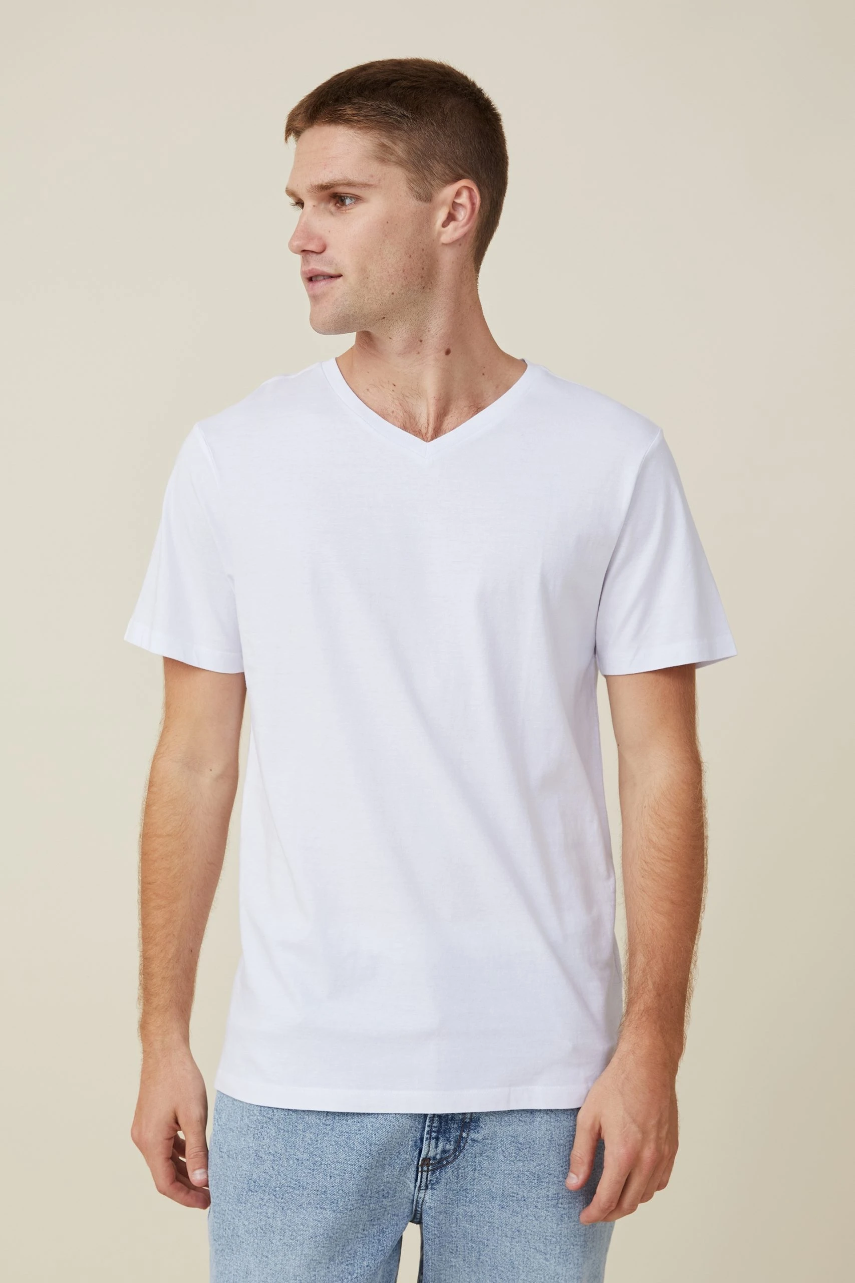 Cotton On Men Organic V-Neck T-Shirt 1 Cotton On Men Organic V-Neck T-Shirt