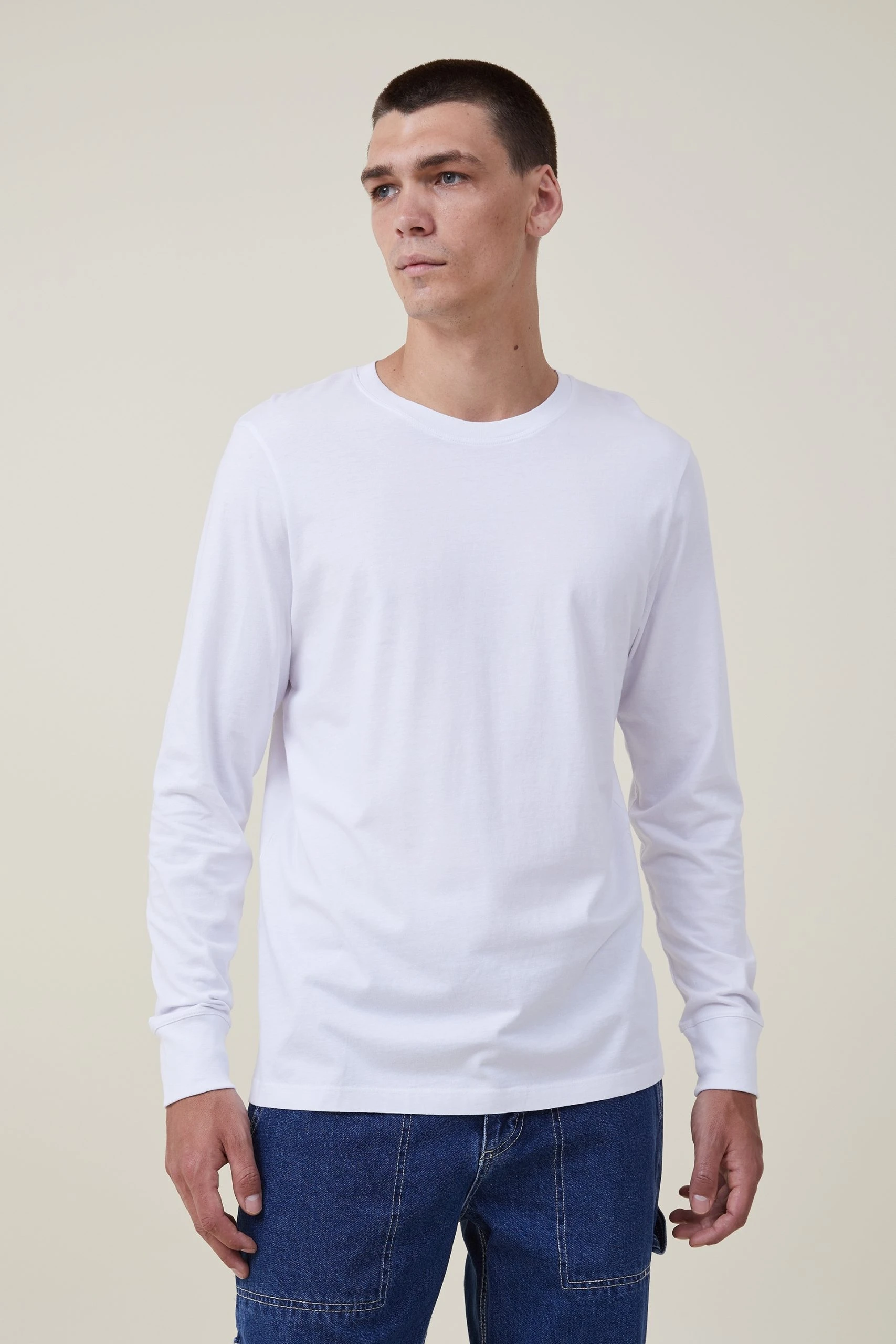 Cotton On Men Organic Long Sleeve T-Shirt 1 Cotton On Men Organic Long Sleeve T-Shirt
