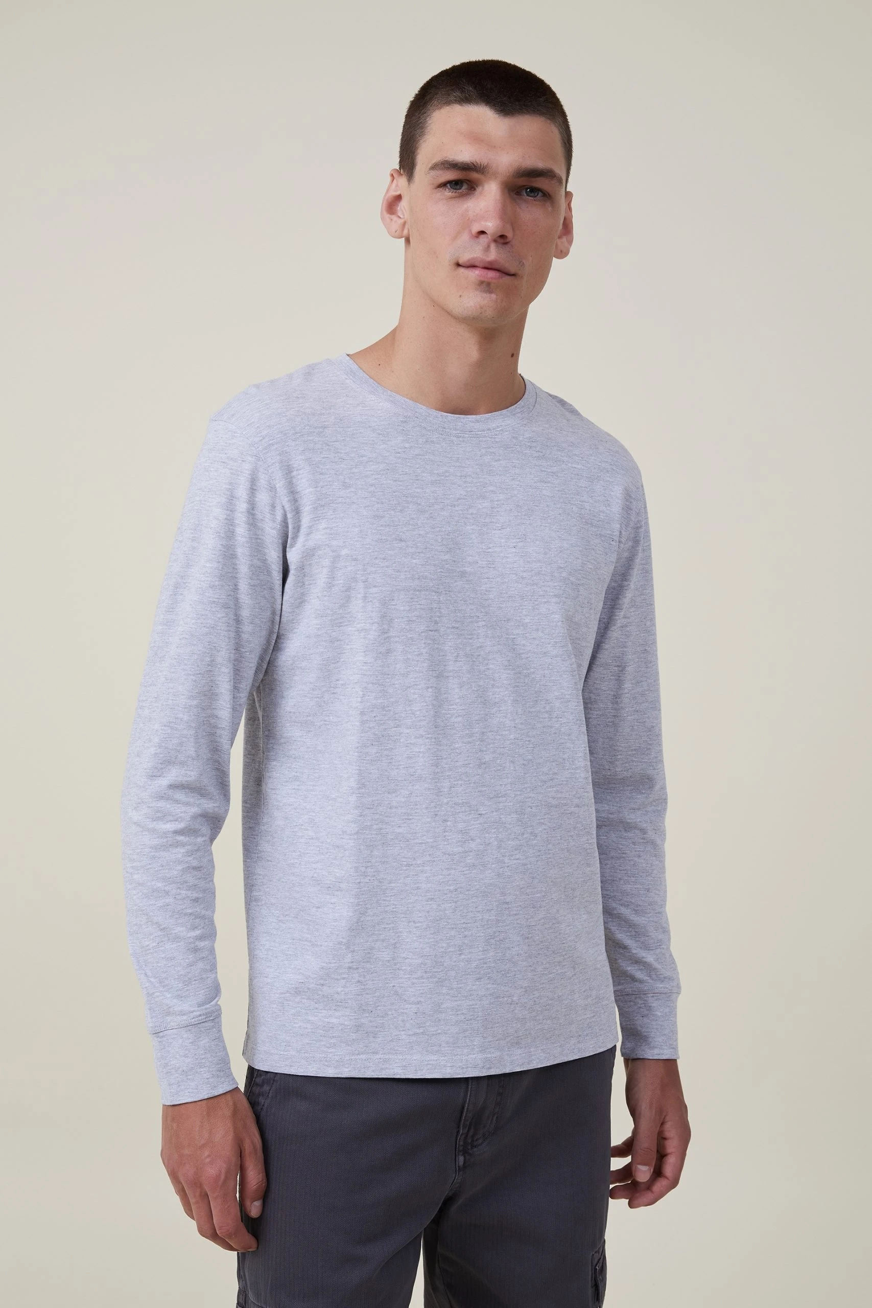 Cotton On Men Organic Long Sleeve T-Shirt 1 Cotton On Men Organic Long Sleeve T-Shirt