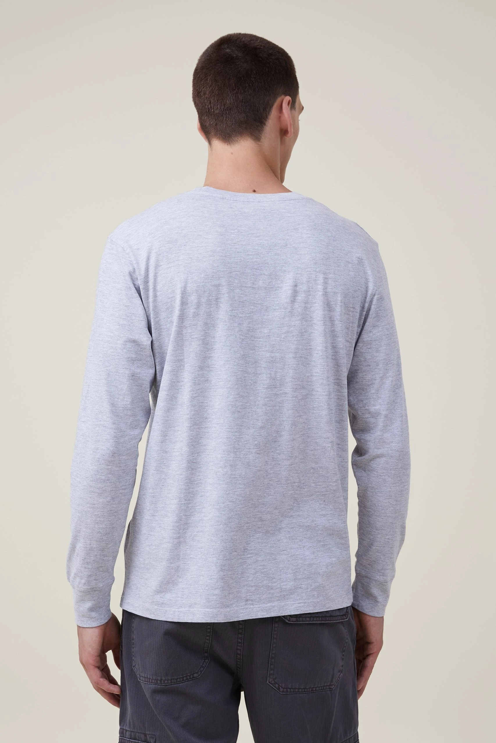 Cotton On Men Organic Long Sleeve T-Shirt 3 Cotton On Men Organic Long Sleeve T-Shirt - Image 3