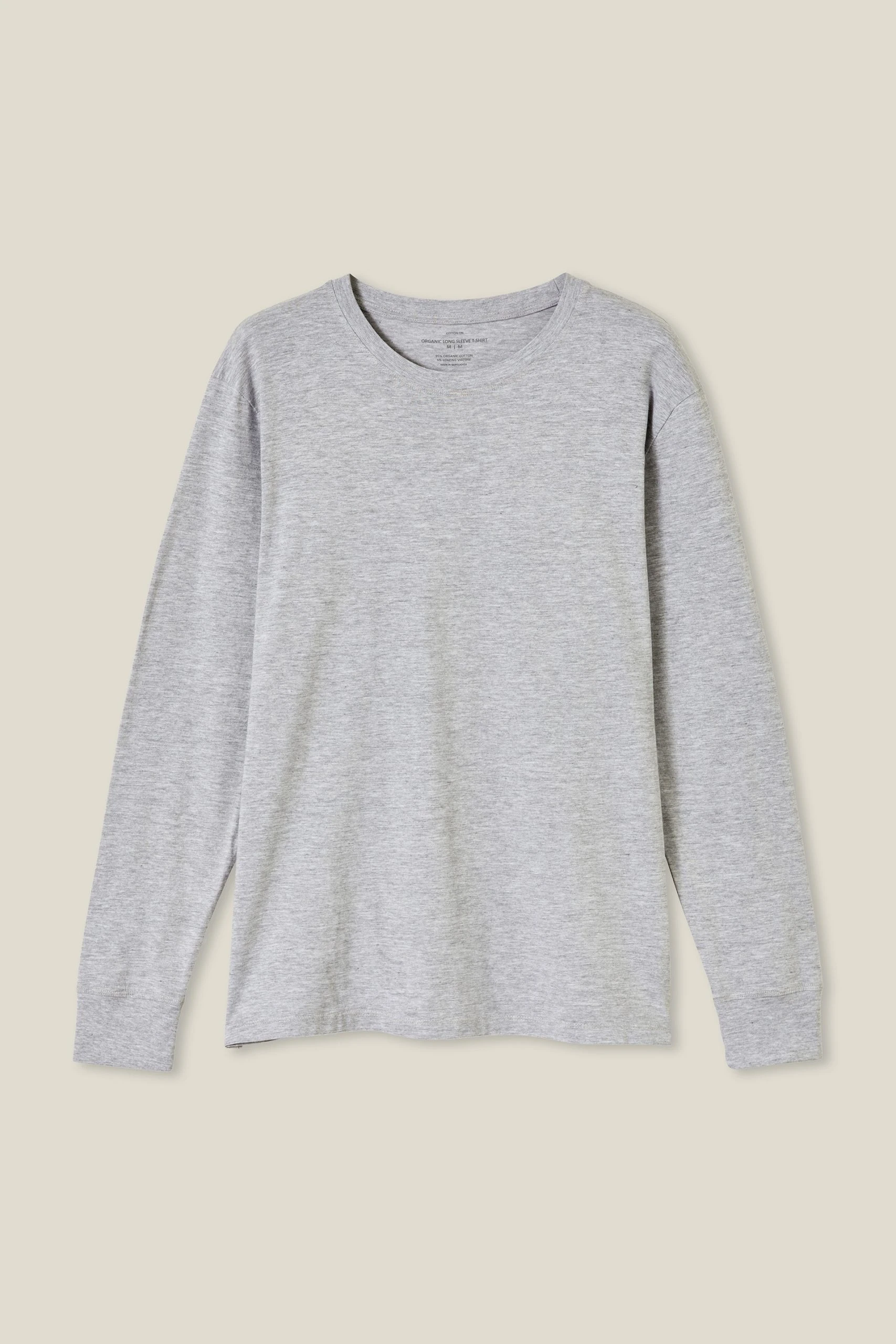 Cotton On Men Organic Long Sleeve T-Shirt 5 Cotton On Men Organic Long Sleeve T-Shirt - Image 5