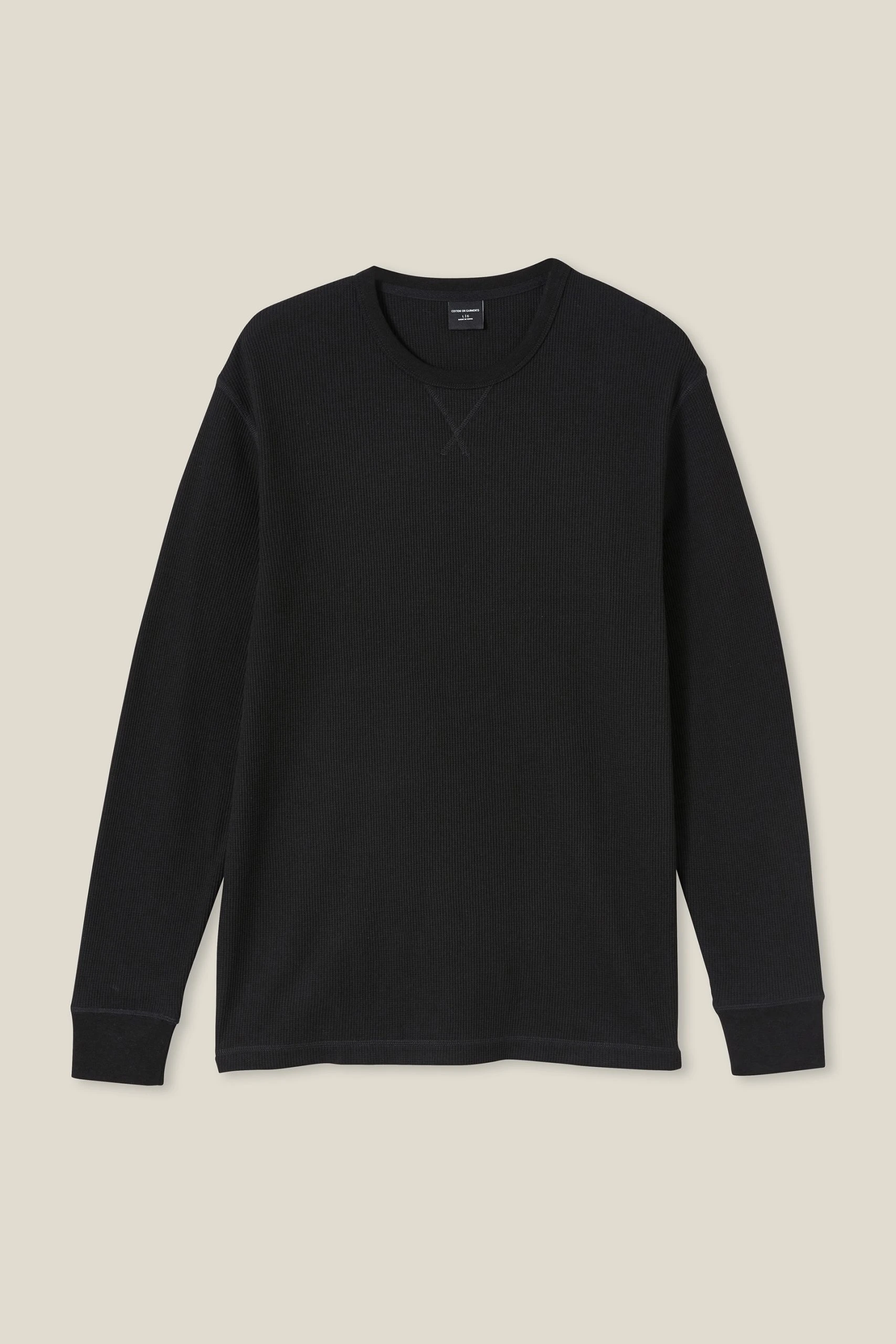 Cotton On Men Textured Long Sleeve Tshirt - Image 5