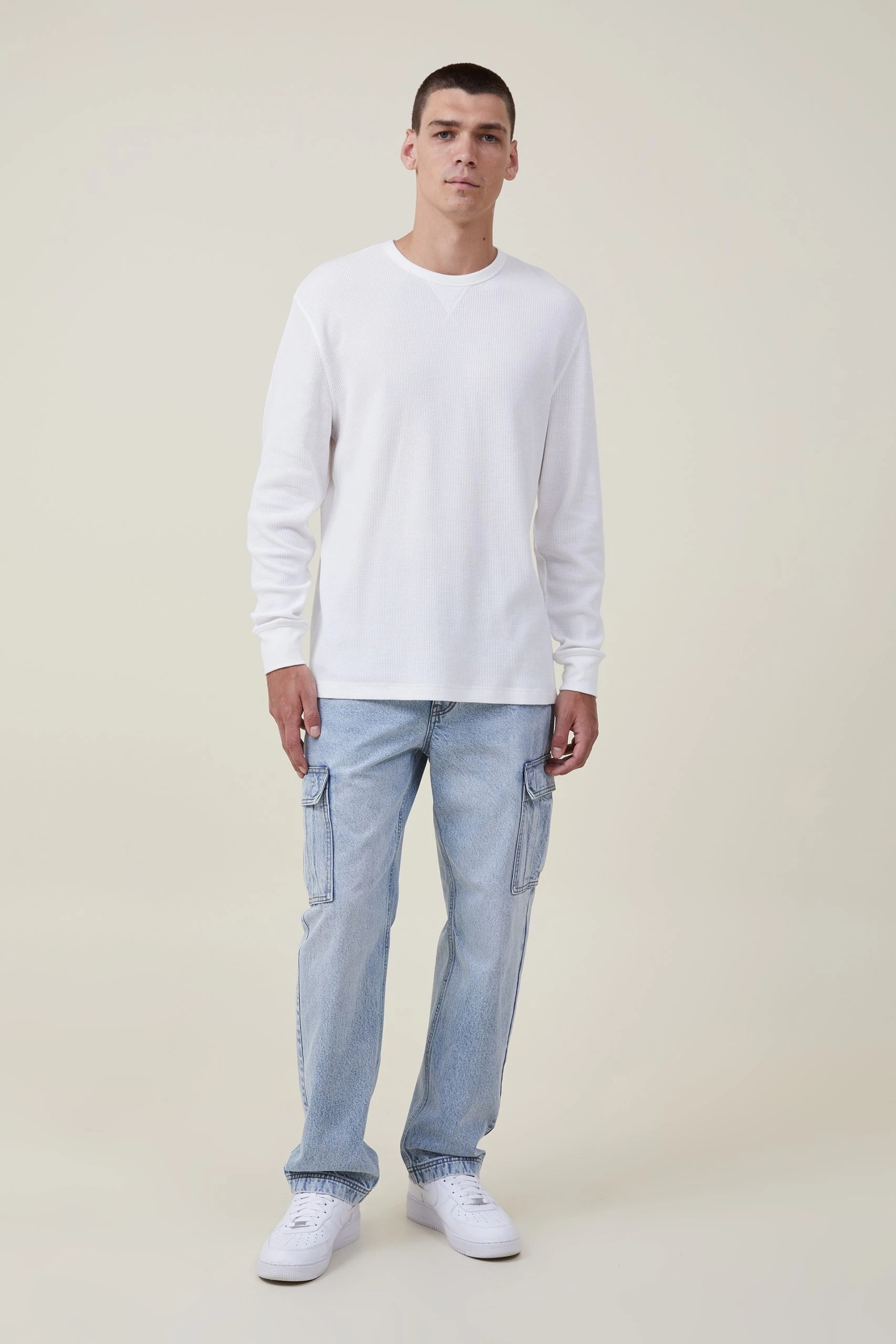 Cotton On Men Textured Long Sleeve Tshirt - Image 2