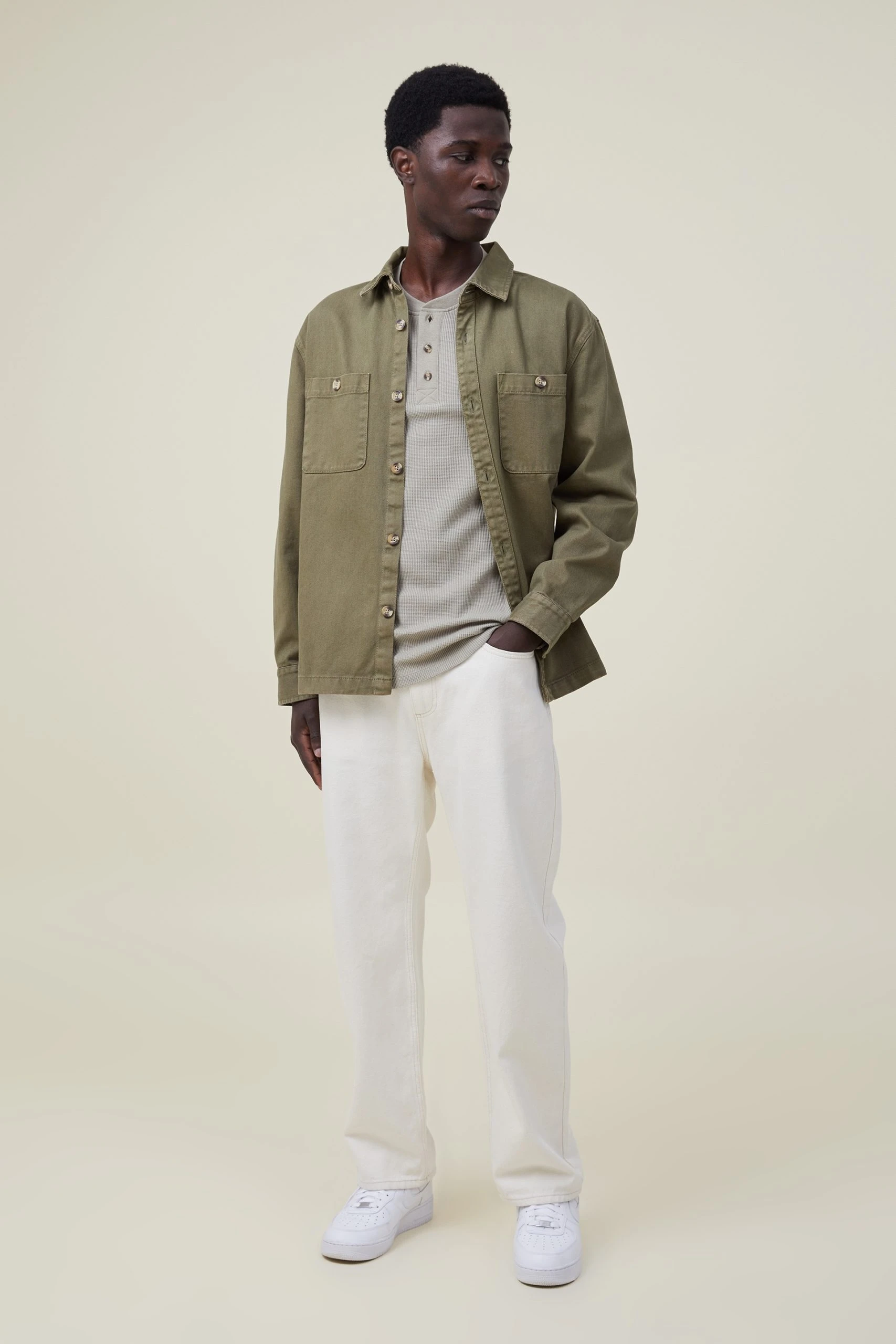 Cotton On Men Textured Long Sleeve Tshirt - Image 2