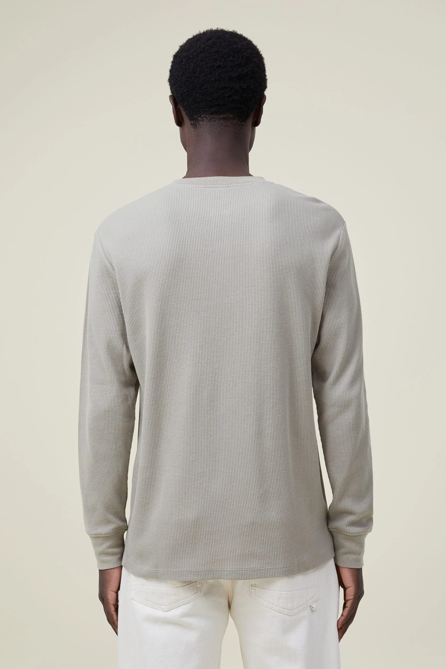 Cotton On Men Textured Long Sleeve Tshirt - Image 3