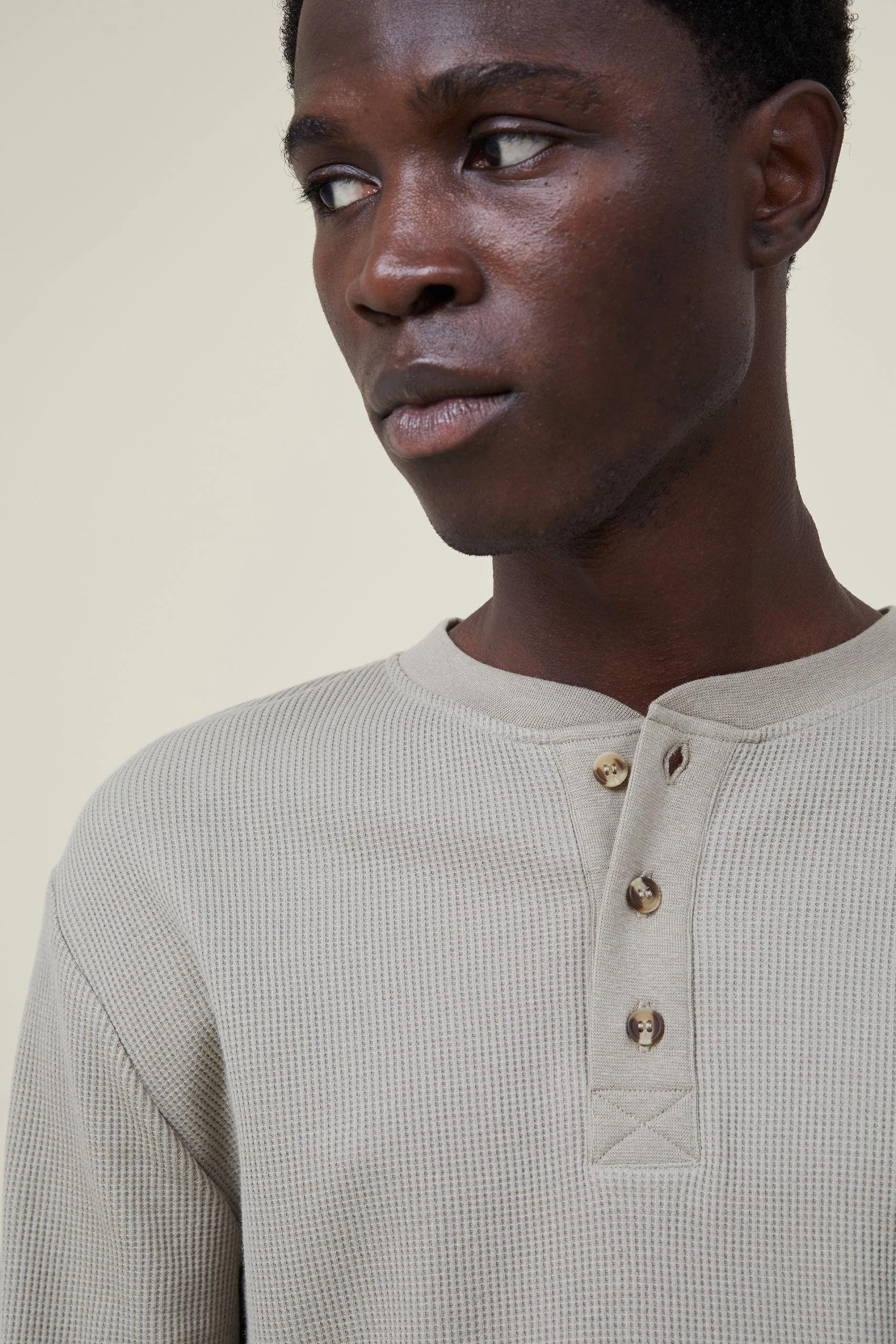 Cotton On Men Textured Long Sleeve Tshirt - Image 4