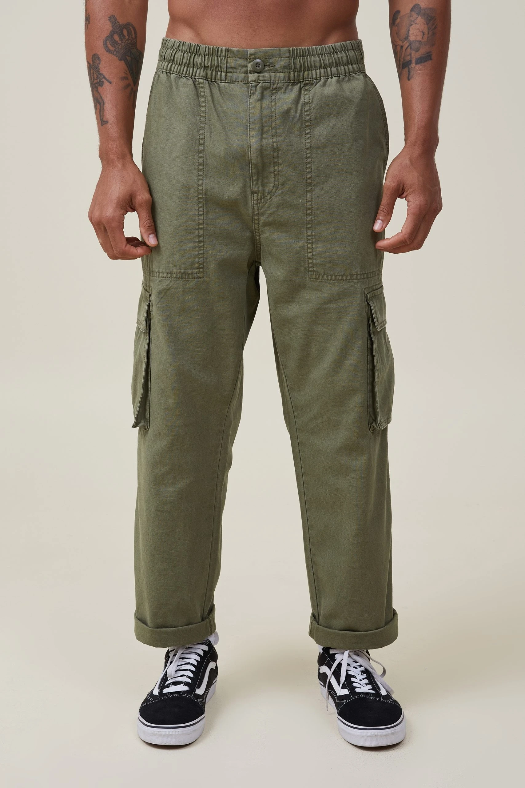Cotton On Men Elastic Worker Pant 2 Cotton On Men Elastic Worker Pant - Image 2