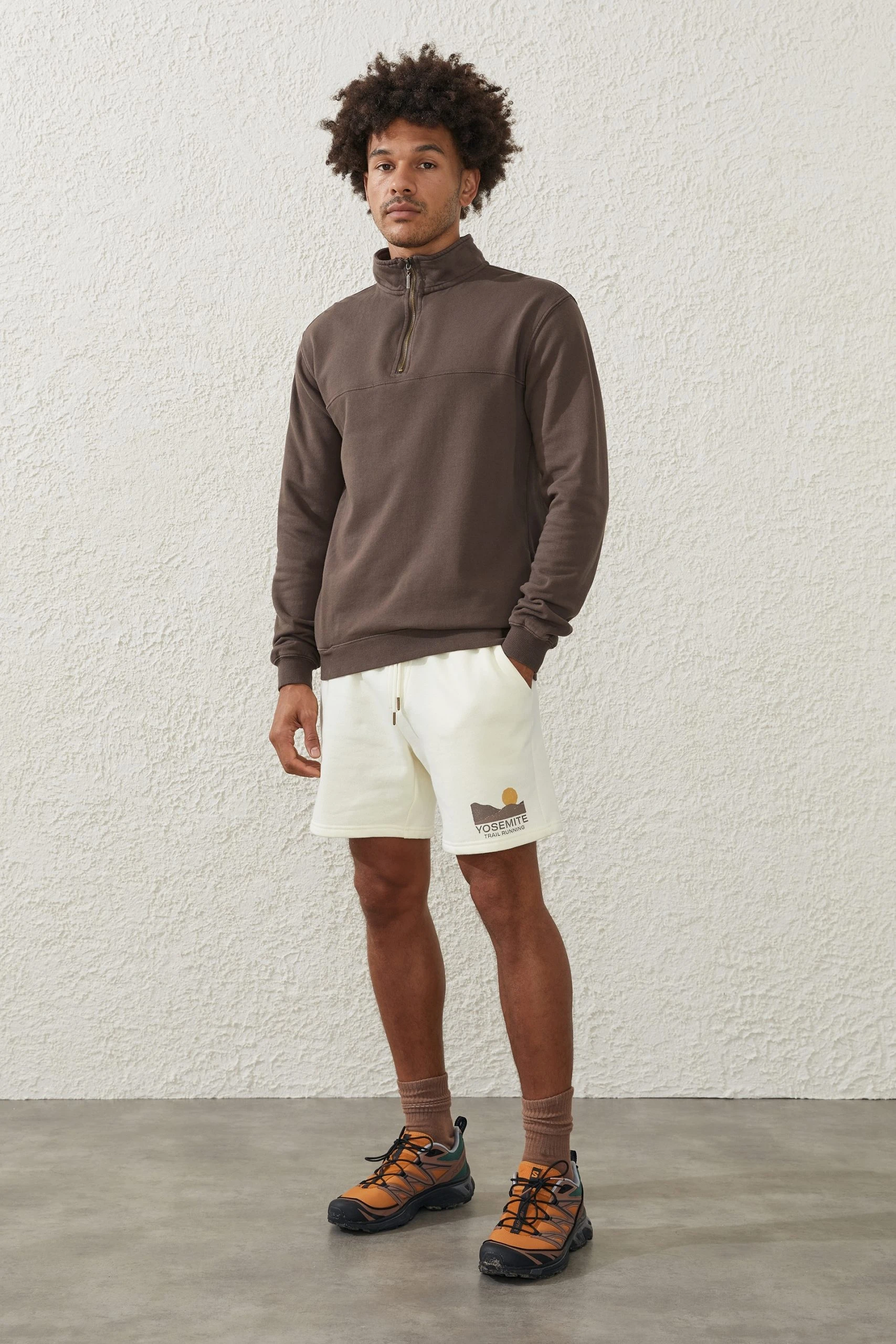 Cotton On Men Active Graphic Fleece Short - Image 2