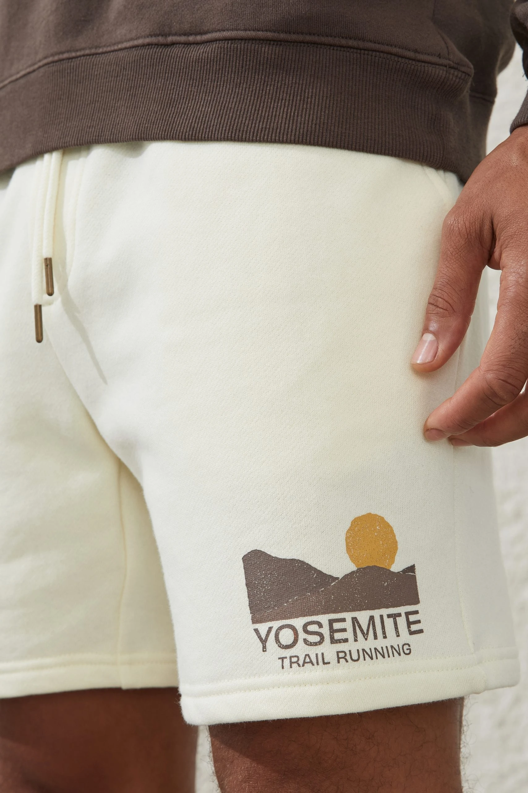 Cotton On Men Active Graphic Fleece Short - Image 4