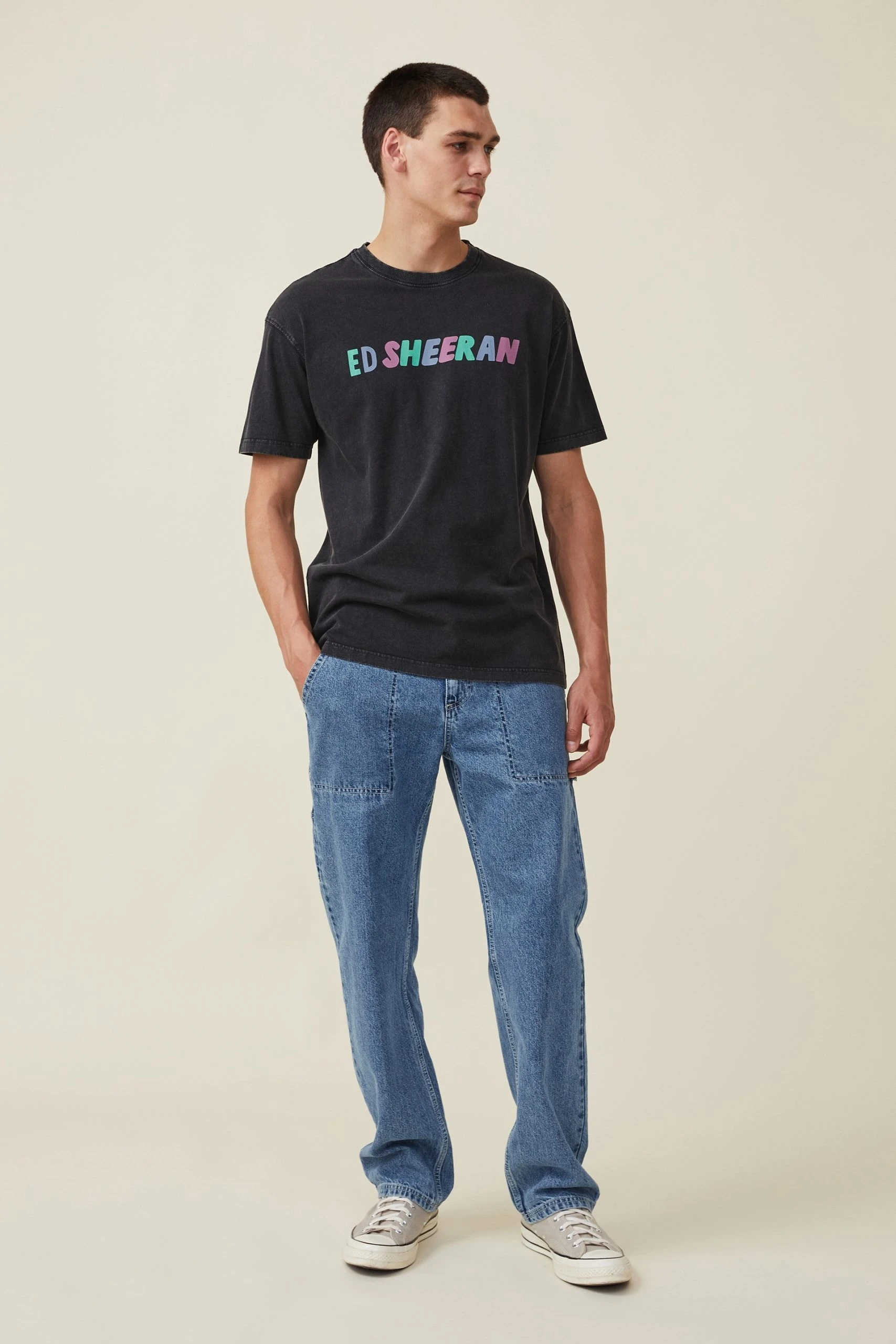 Cotton On Men Ed Sheeran T-Shirt 2 Cotton On Men Ed Sheeran T-Shirt - Image 2