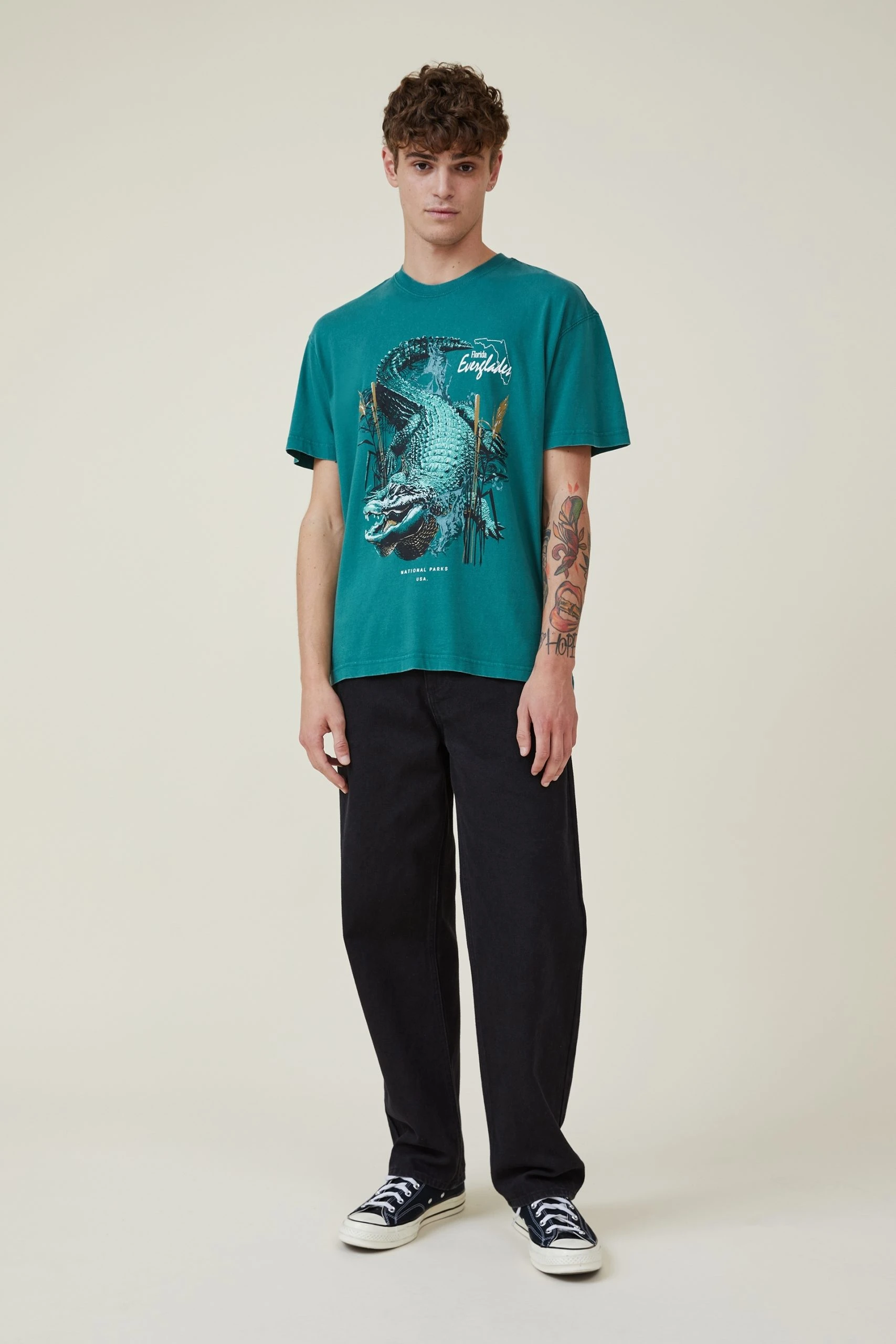 Cotton On Men Premium Loose Fit Art T-Shirt - Image 2