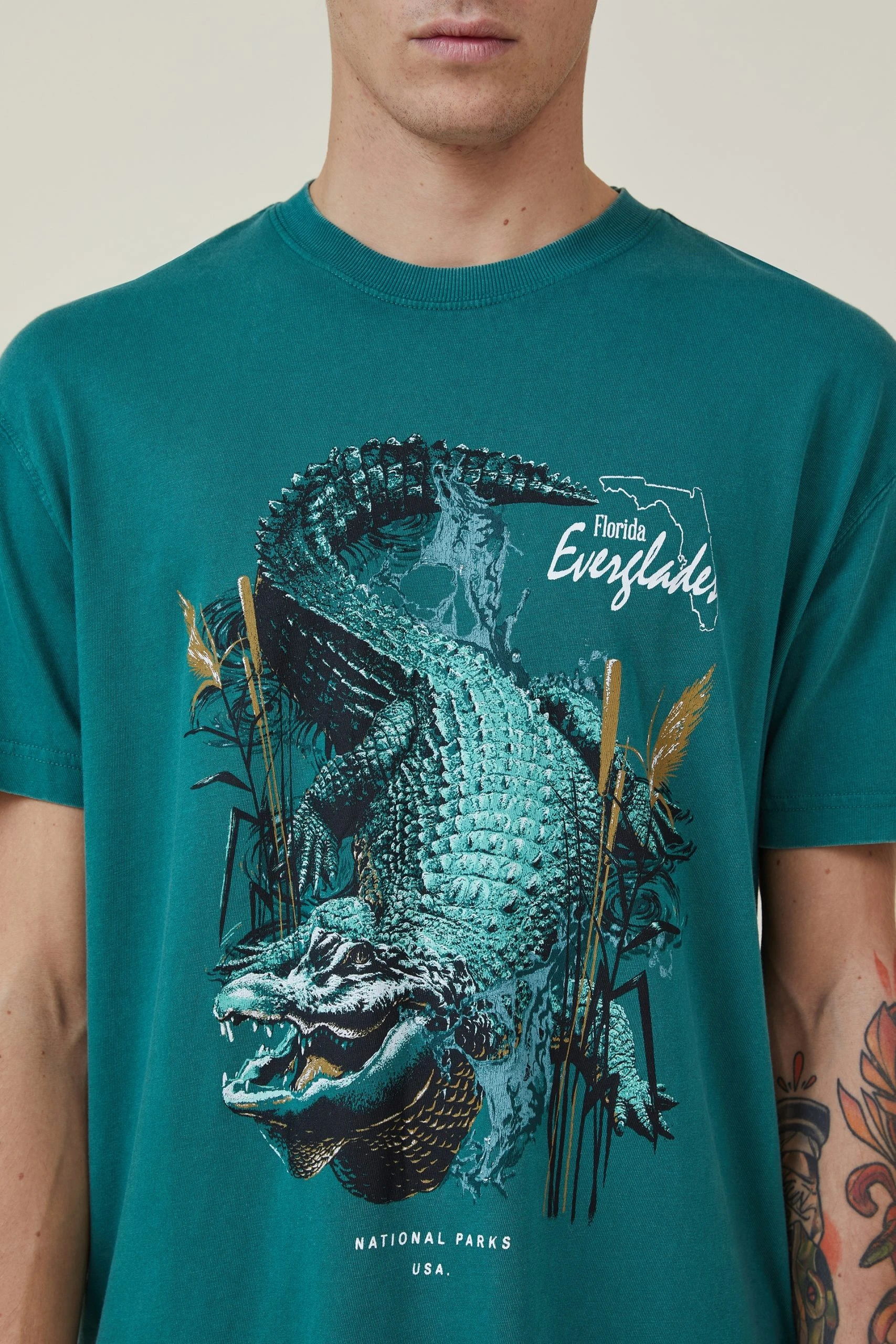 Cotton On Men Premium Loose Fit Art T-Shirt - Image 4