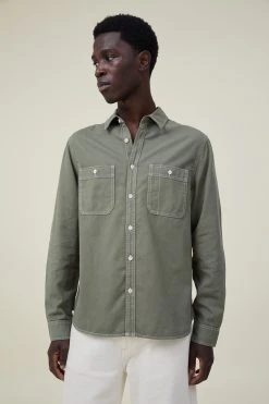 Cotton On Men Brooklyn Long Sleeve Shirt