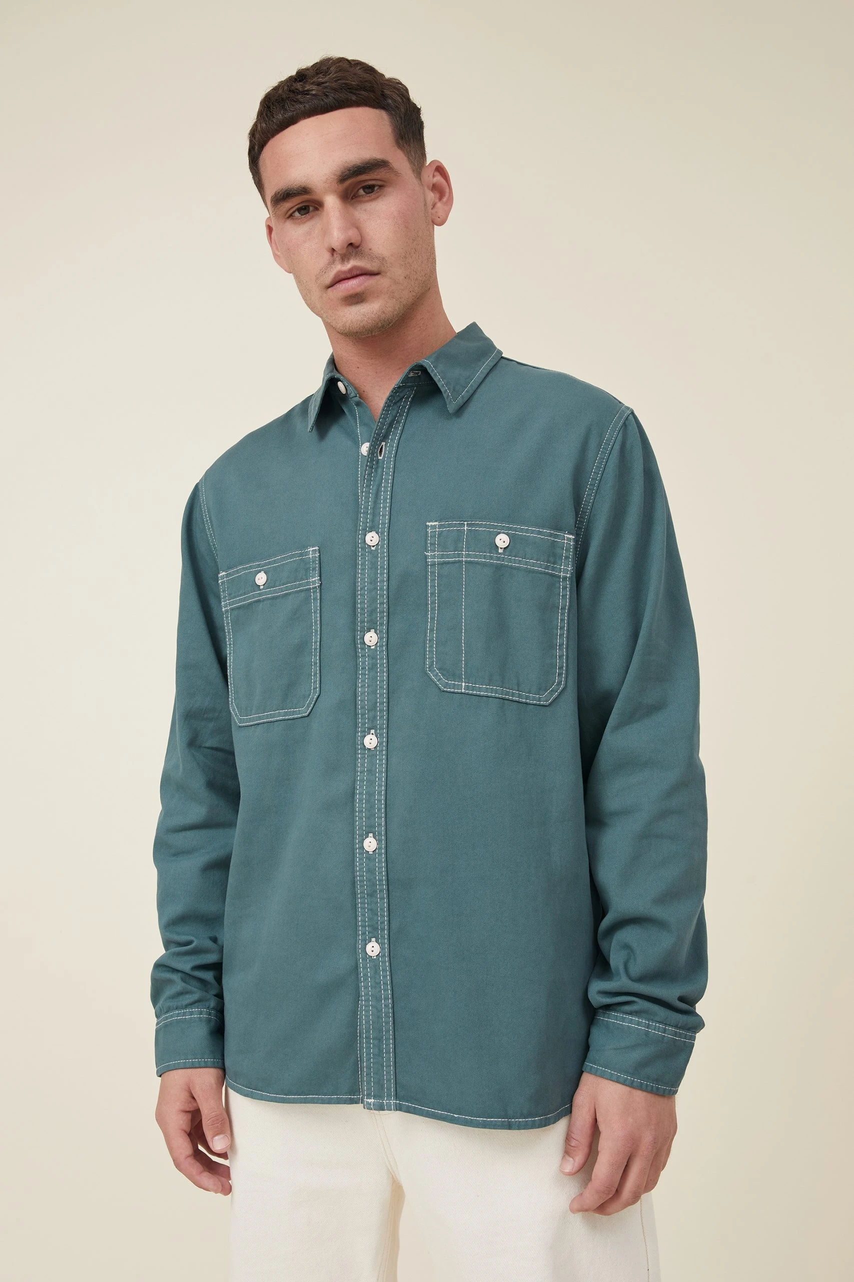 Cotton On Men Brooklyn Long Sleeve Shirt 1 Cotton On Men Brooklyn Long Sleeve Shirt