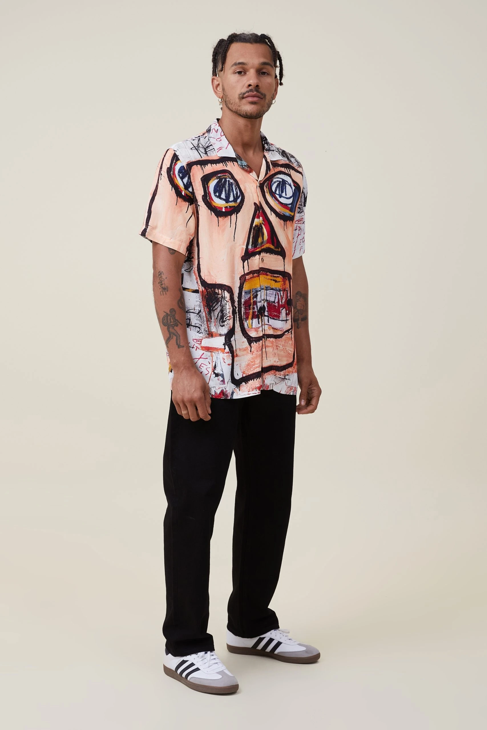 Cotton On Men Basquiat Short Sleeve Shirt - Image 2