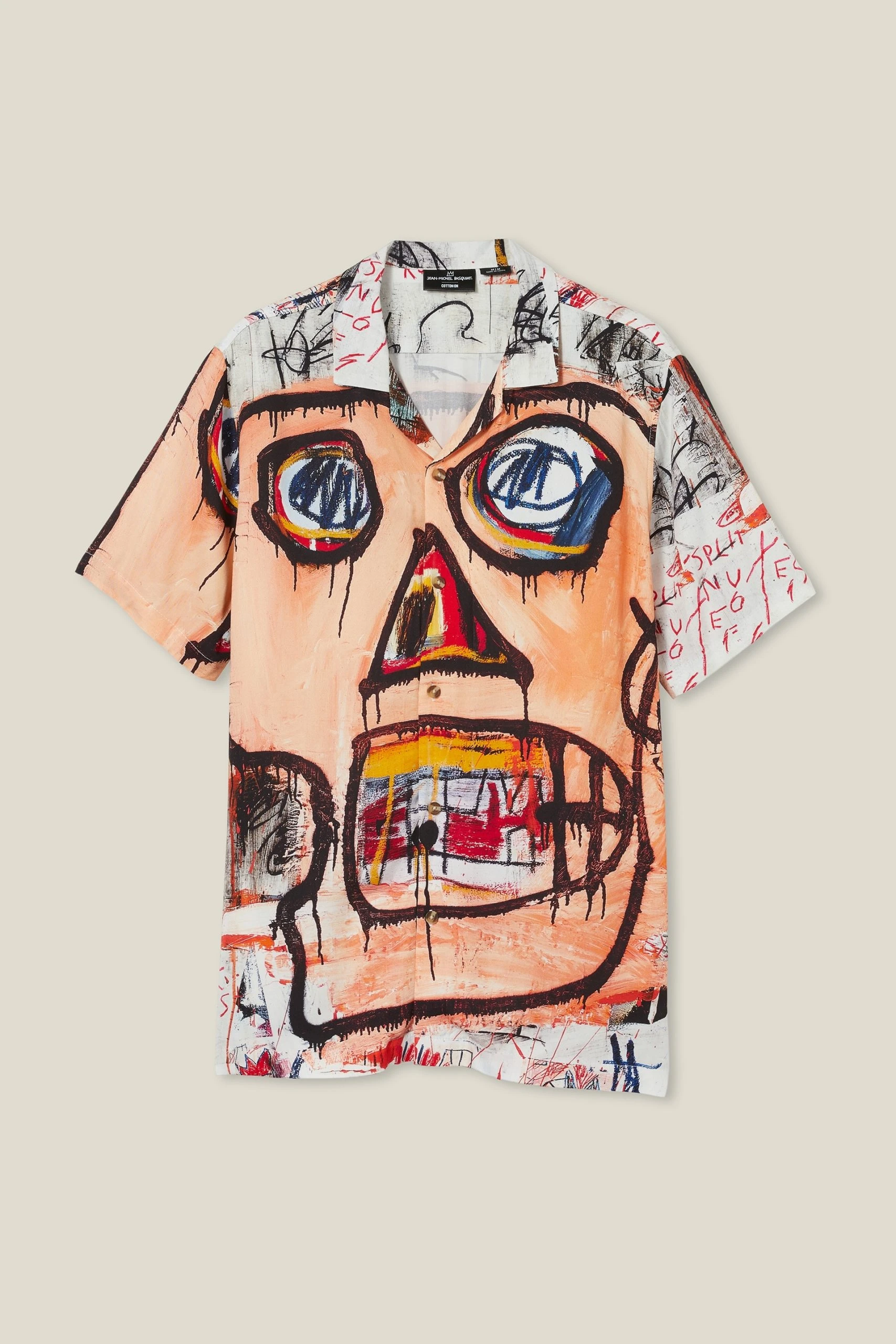 Cotton On Men Basquiat Short Sleeve Shirt - Image 5