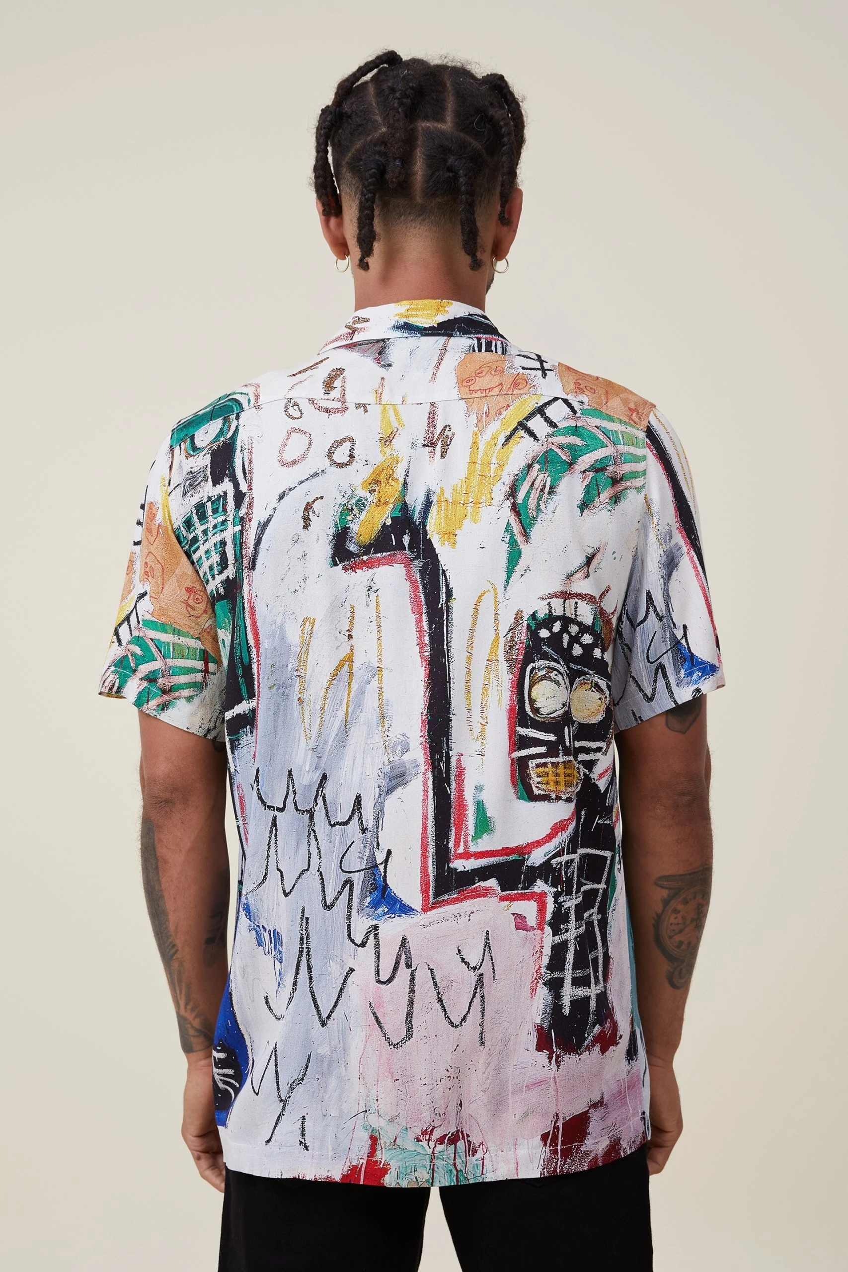 Cotton On Men Basquiat Short Sleeve Shirt 3 Cotton On Men Basquiat Short Sleeve Shirt - Image 3