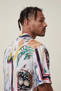 Cotton On Men Basquiat Short Sleeve Shirt 8 Cotton On Men Basquiat Short Sleeve Shirt -rivieraclothingco shop 3612040 02 4