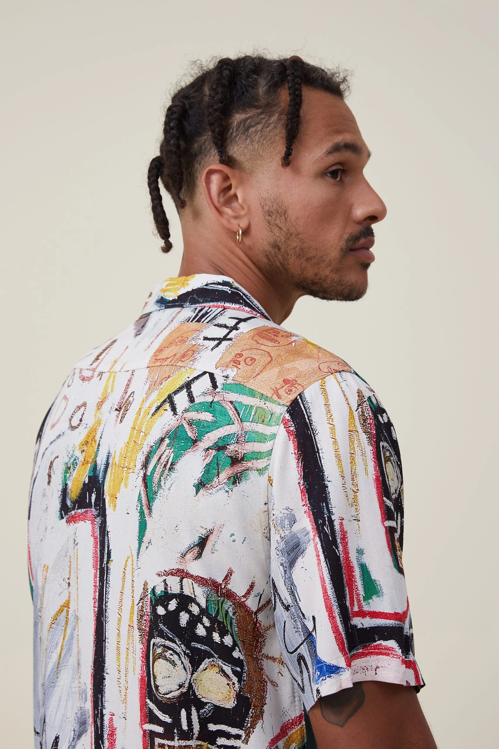 Cotton On Men Basquiat Short Sleeve Shirt 4 Cotton On Men Basquiat Short Sleeve Shirt - Image 4