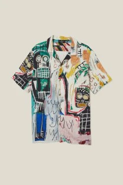 Cotton On Men Basquiat Short Sleeve Shirt 9 Cotton On Men Basquiat Short Sleeve Shirt -rivieraclothingco shop 3612040 02 5