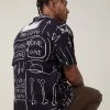 Cotton On Men Basquiat Short Sleeve Shirt