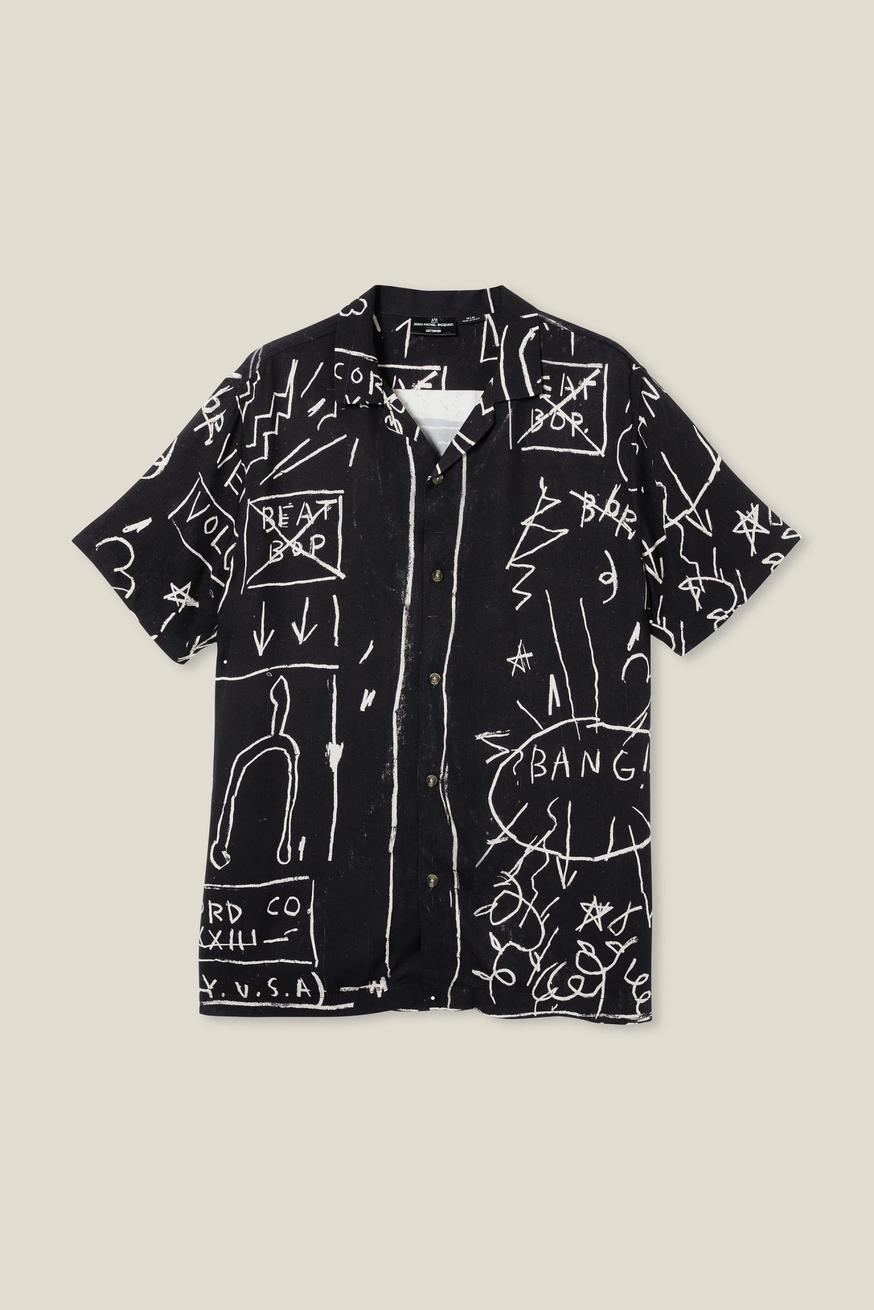 Cotton On Men Basquiat Short Sleeve Shirt - Image 5