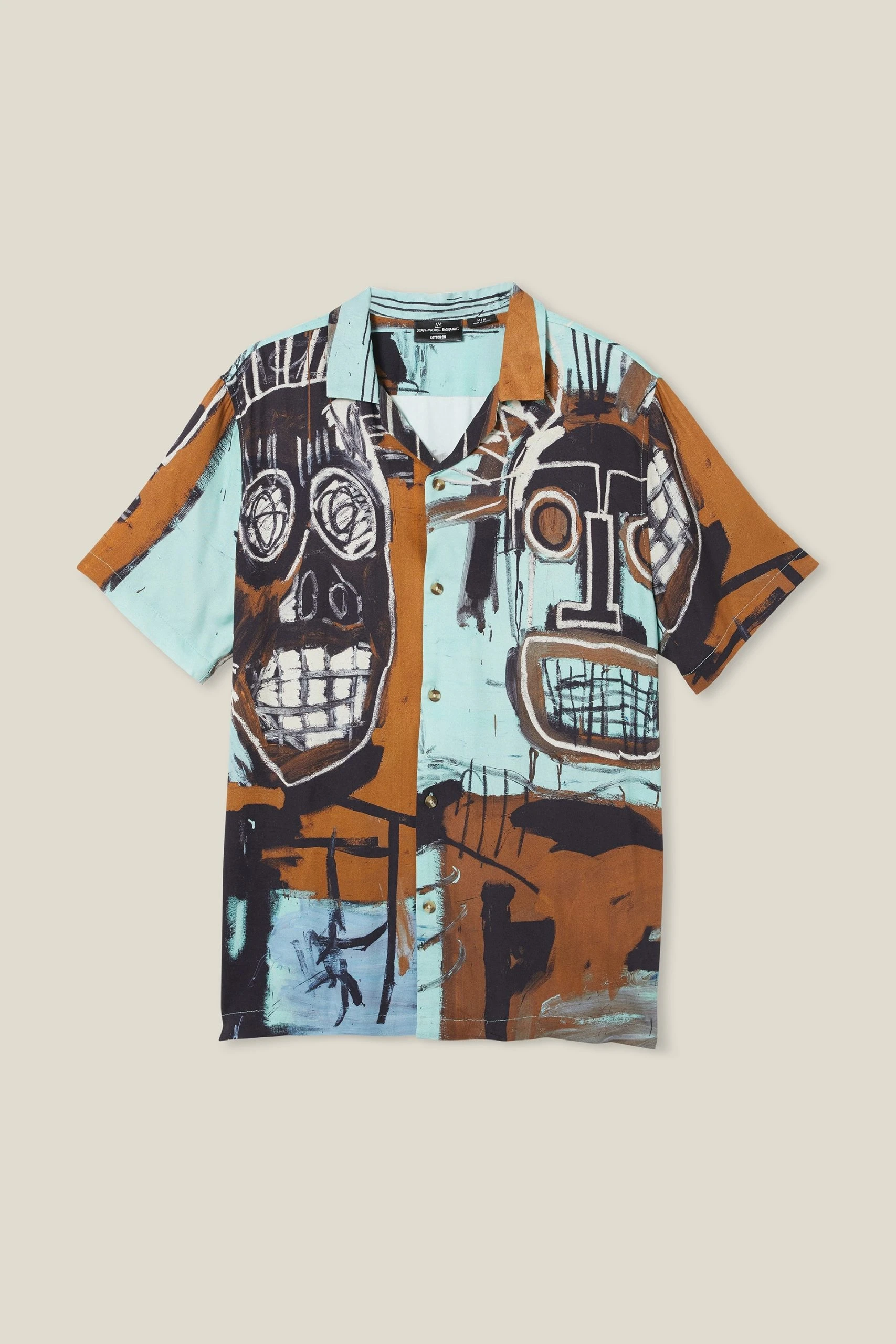 Cotton On Men Basquiat Short Sleeve Shirt - Image 5