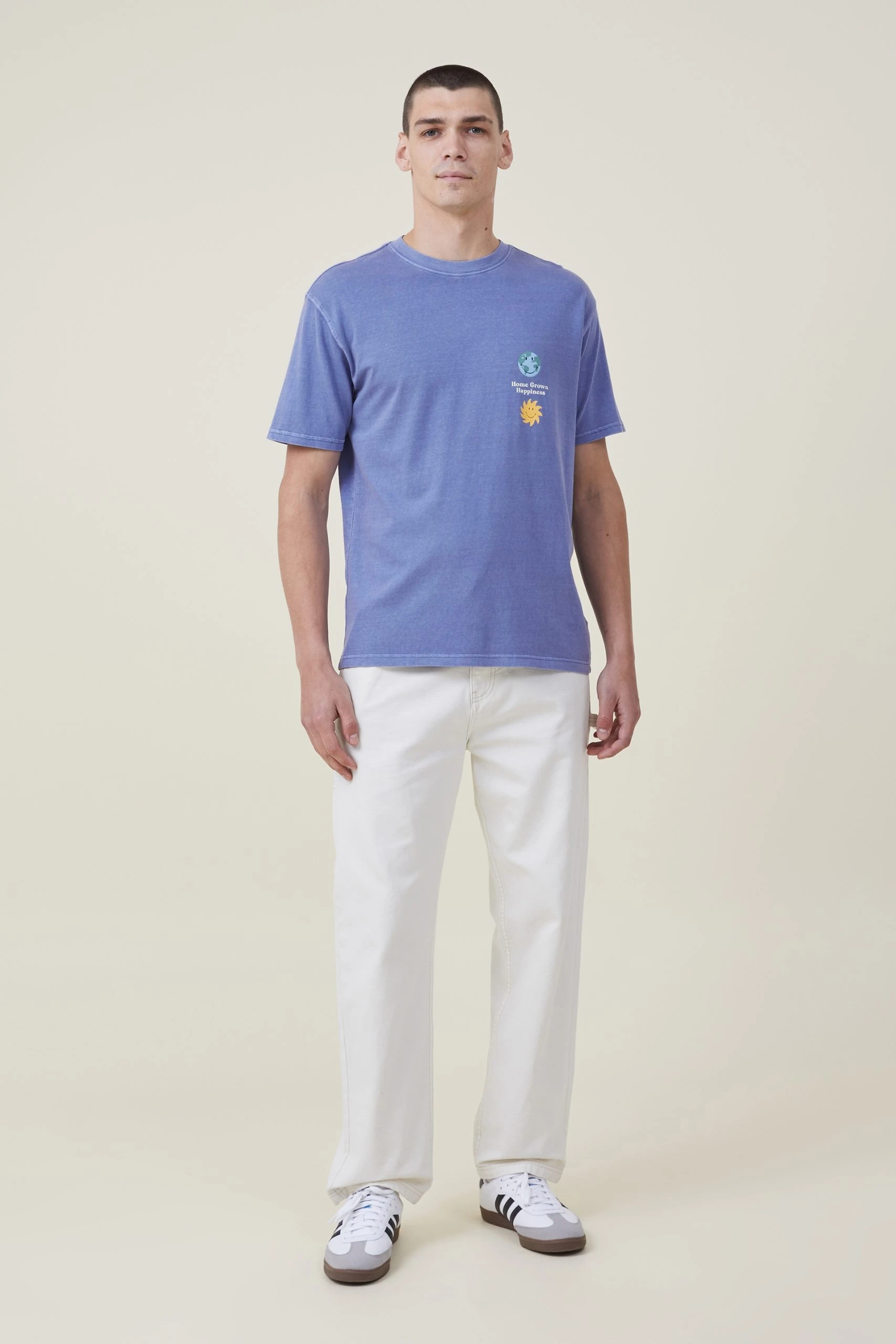 Cotton On Men Smiley Loose Fit T-Shirt 2 Cotton On Men Smiley Loose Fit T-Shirt - Image 2