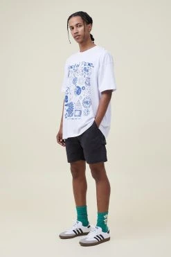 Alternative view of Cotton On Men Smiley Oversized T-Shirt