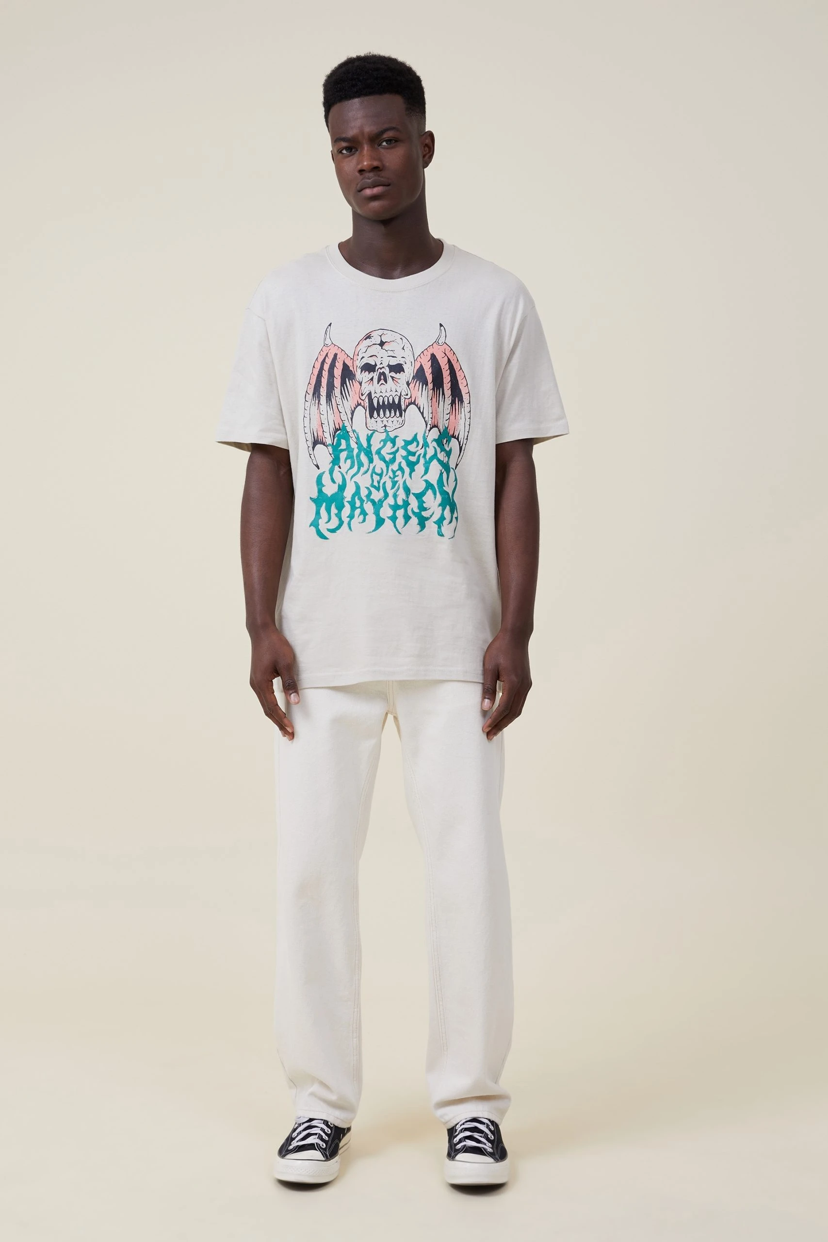 Cotton On Men Loose Fit Art T-Shirt - Image 2