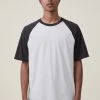 Cotton On Men Loose Fit Raglan T-Shirt