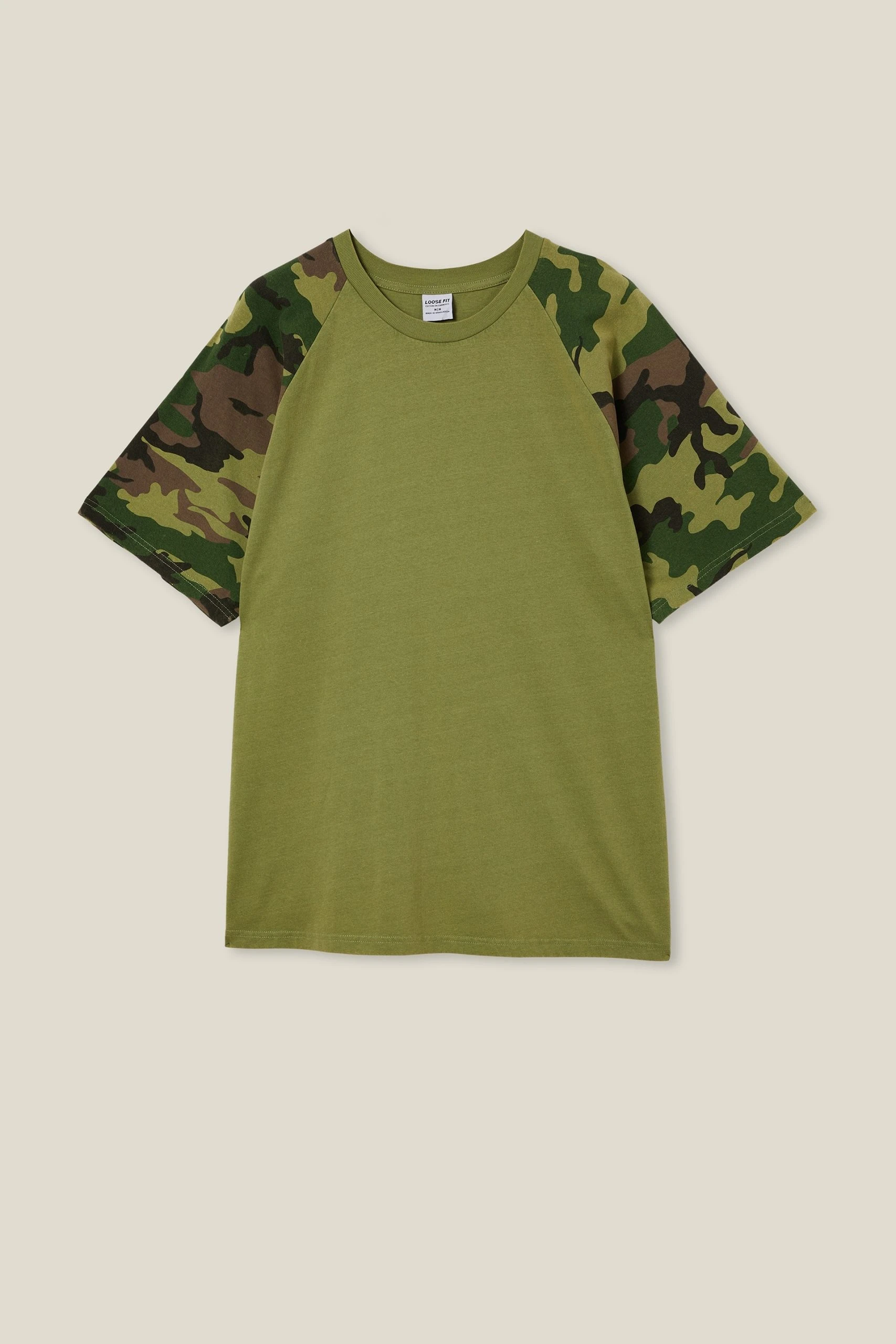 Cotton On Men Loose Fit Raglan T-Shirt 5 Cotton On Men Loose Fit Raglan T-Shirt - Image 5