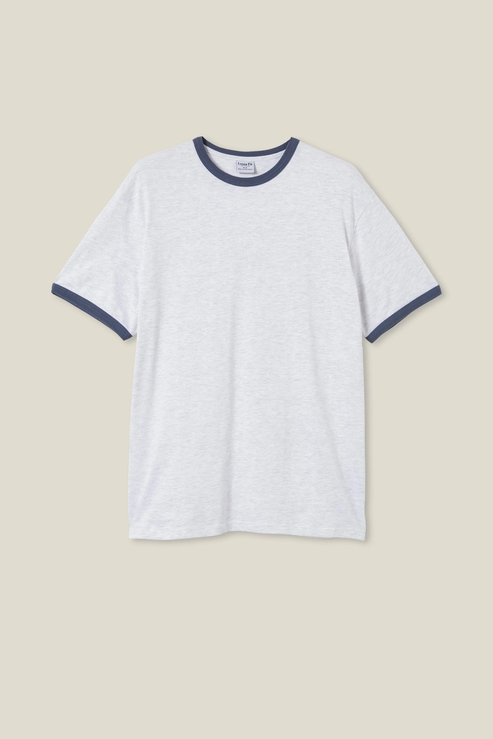 Cotton On Men Loose Fit Ringer T-Shirt 5 Cotton On Men Loose Fit Ringer T-Shirt - Image 5