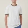 Cotton On Men Loose Fit Ringer T-Shirt