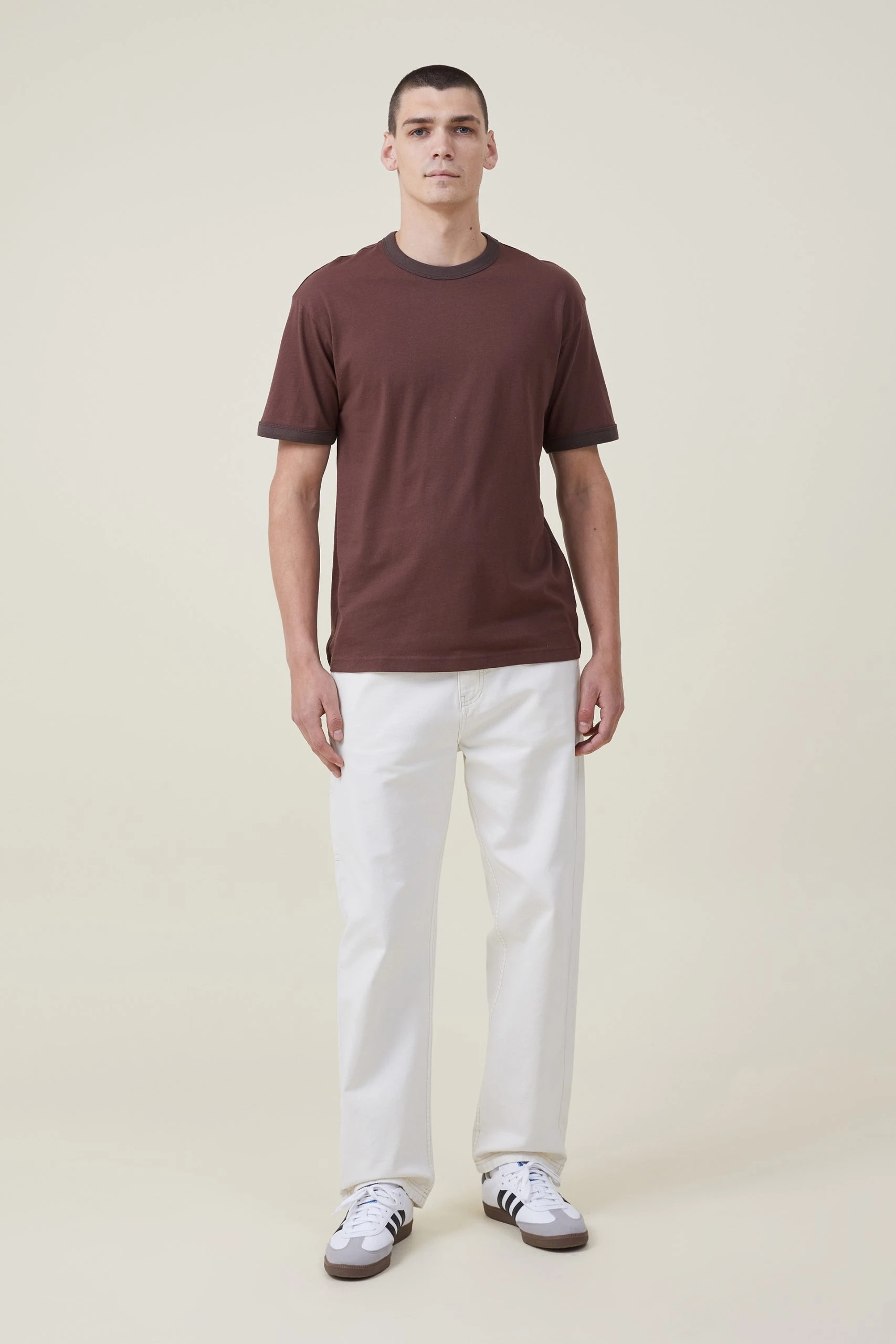 Cotton On Men Loose Fit Ringer T-Shirt 2 Cotton On Men Loose Fit Ringer T-Shirt - Image 2