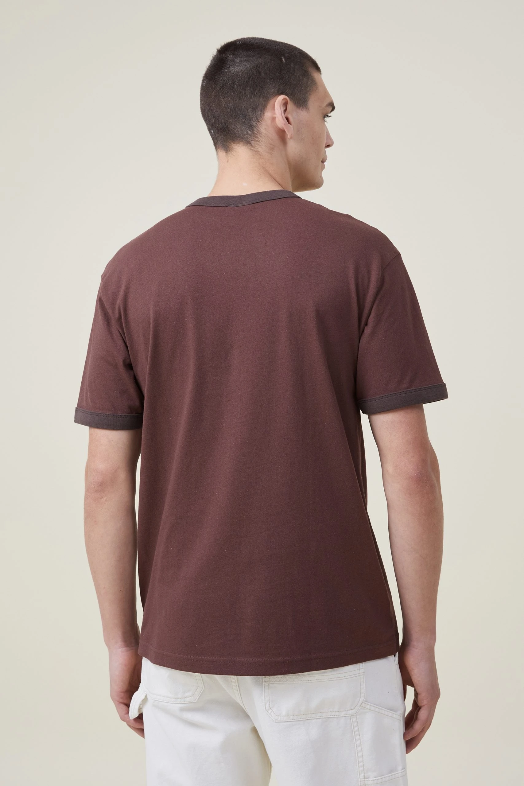 Cotton On Men Loose Fit Ringer T-Shirt 3 Cotton On Men Loose Fit Ringer T-Shirt - Image 3
