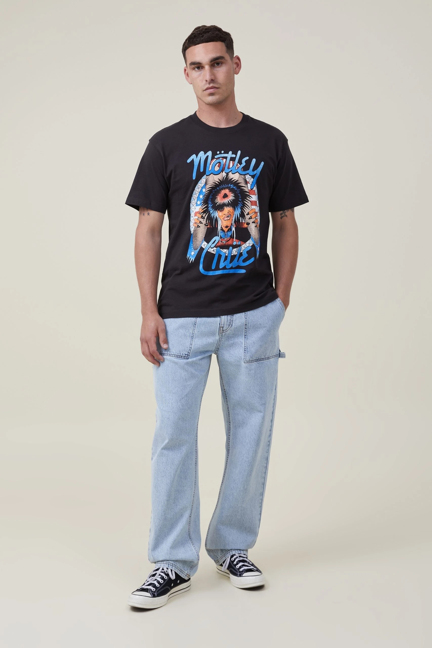 Cotton On Men Loose Fit Music T-Shirt - Image 2