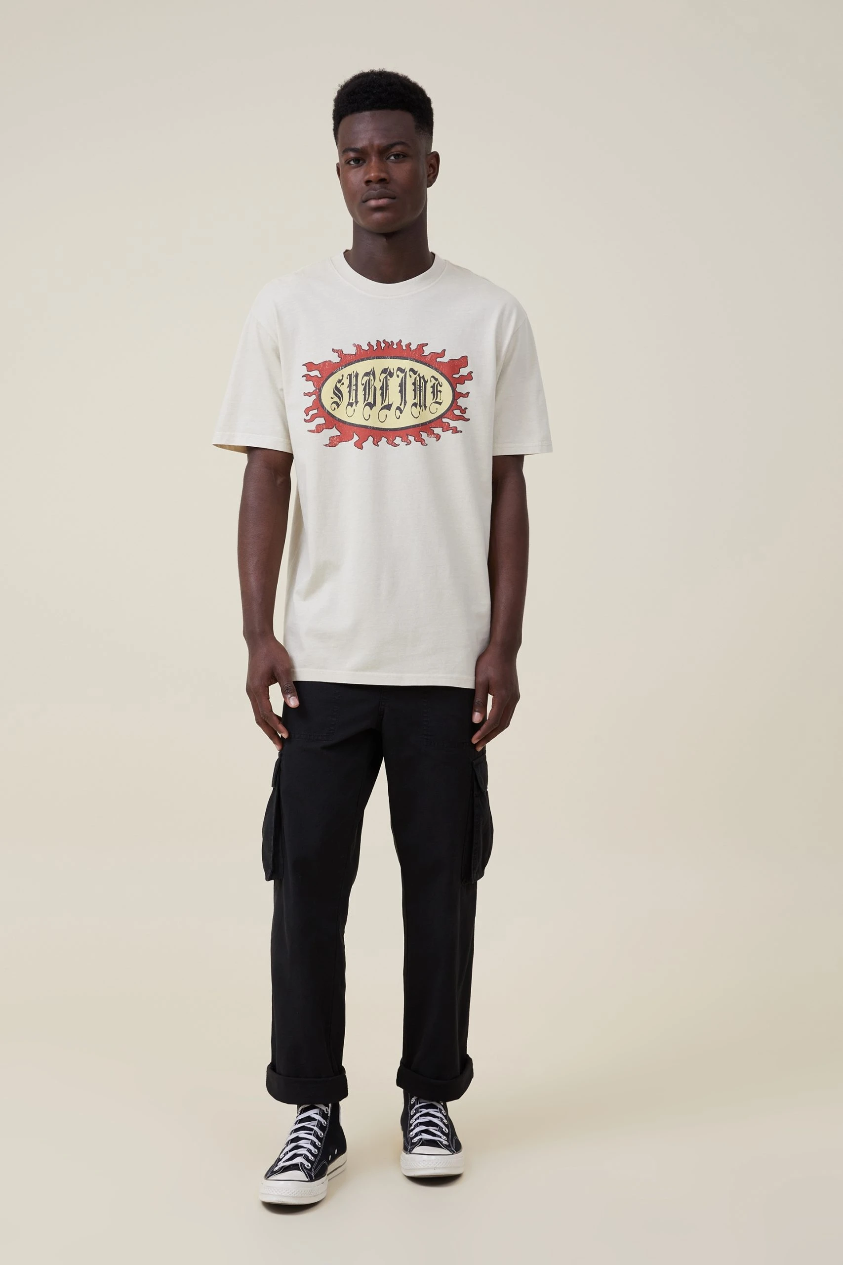 Cotton On Men Premium Loose Fit Music T-Shirt 2 Cotton On Men Premium Loose Fit Music T-Shirt - Image 2