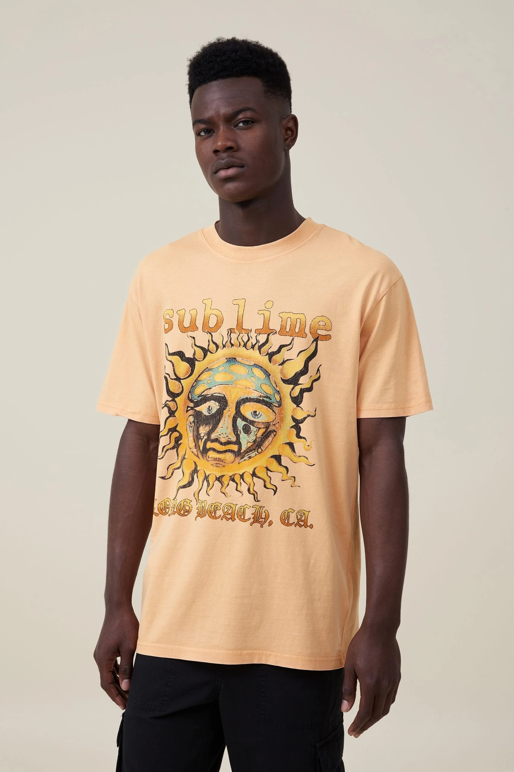 Cotton On Men Premium Loose Fit Music T-Shirt