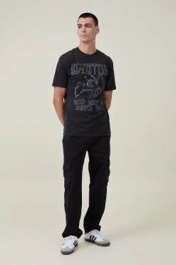 Alternative view of Cotton On Men Premium Loose Fit Music T-Shirt