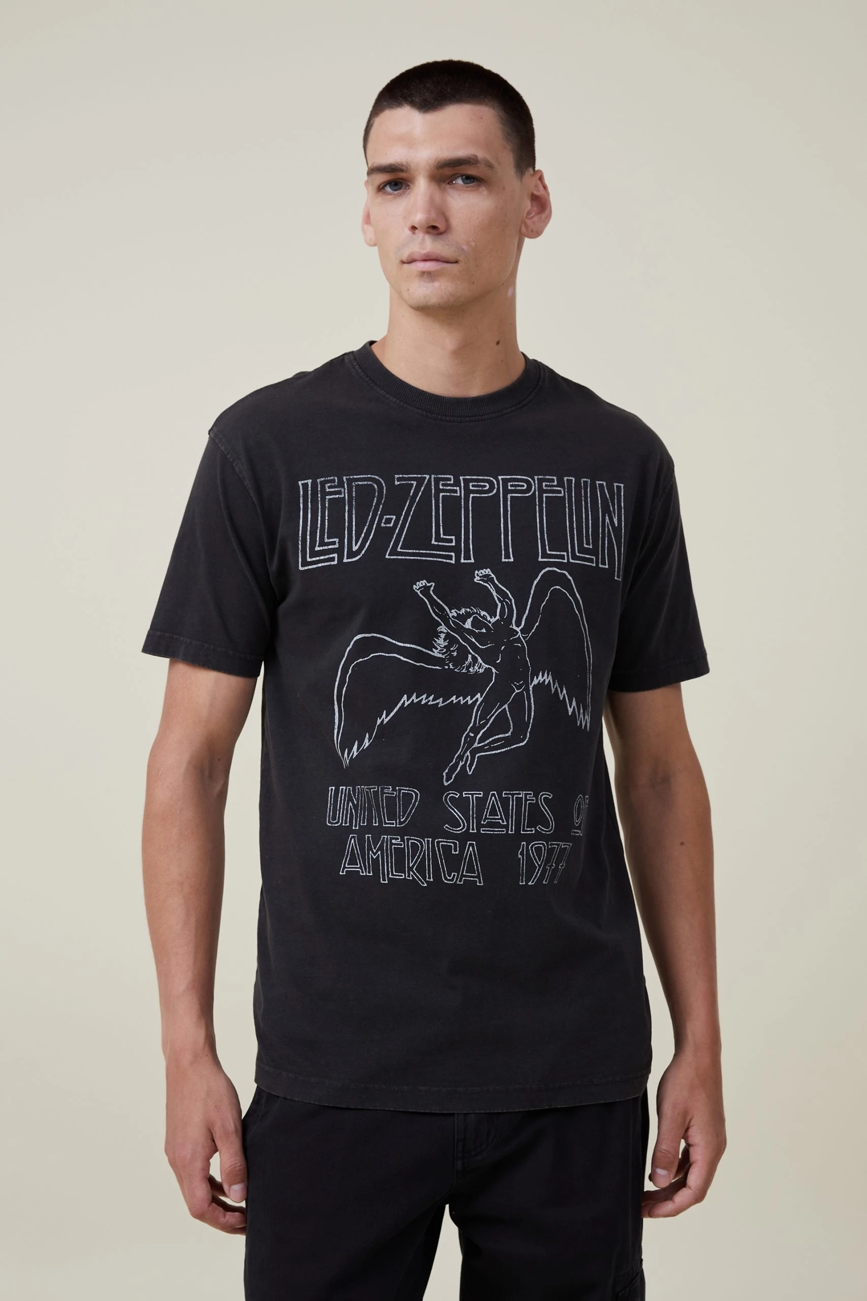 Cotton On Men Premium Loose Fit Music T-Shirt 1 Cotton On Men Premium Loose Fit Music T-Shirt